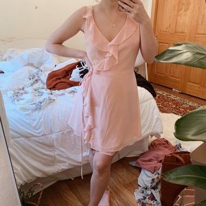 Gorgeous Wrap Pink Dress